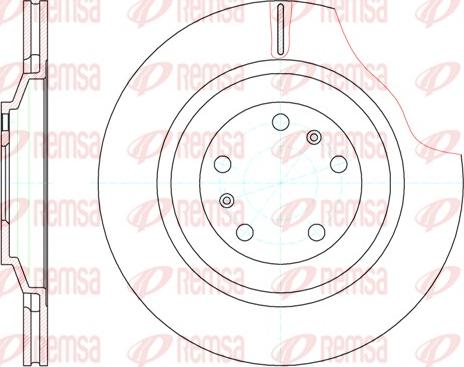 Remsa 61206.10 - Тормозной диск parts5.com