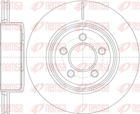 Remsa 61270.10 - Тормозной диск parts5.com