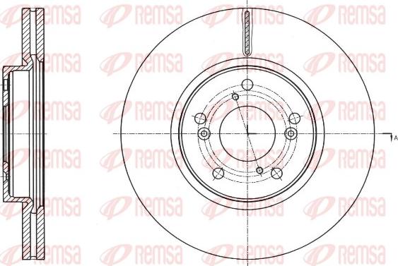 Remsa 61754.10 - Тормозной диск parts5.com
