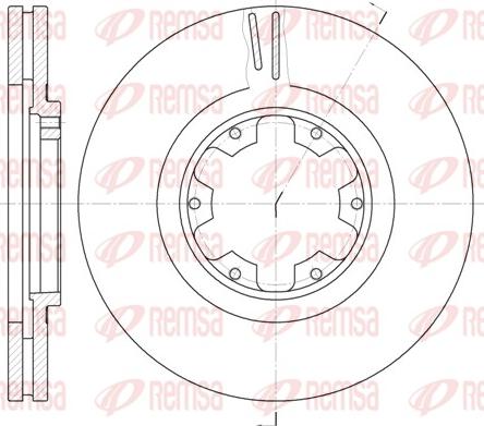 Remsa 6899.10 - Тормозной диск parts5.com