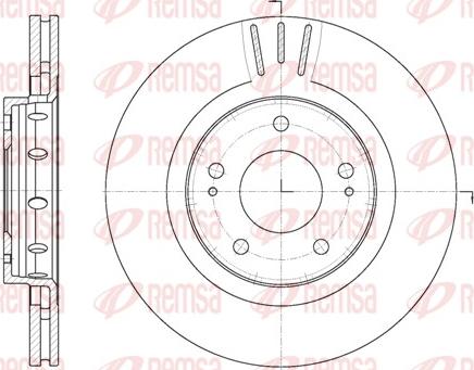 Remsa 6896.10 - Тормозной диск parts5.com