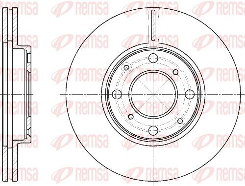 Remsa 6844.10 - Тормозной диск parts5.com