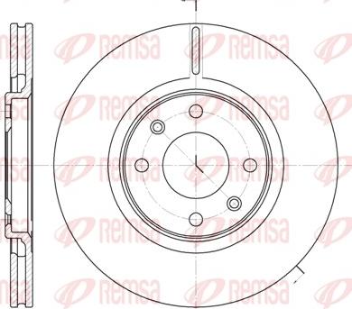 Remsa 6306.10 - Тормозной диск parts5.com