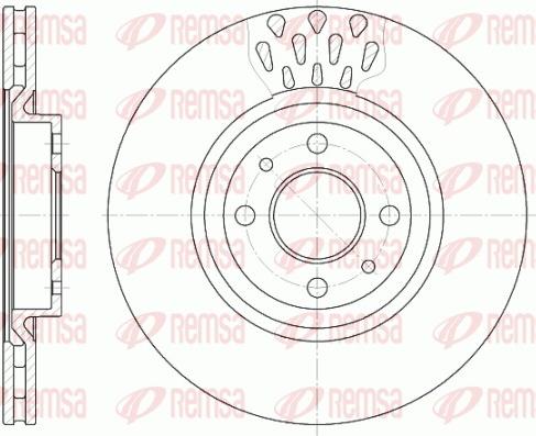 Remsa 6315.10 - Тормозной диск parts5.com