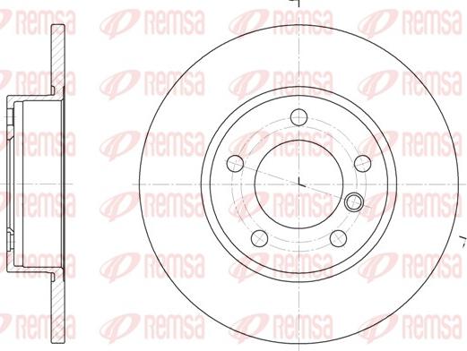 Remsa 6323.00 - Тормозной диск parts5.com