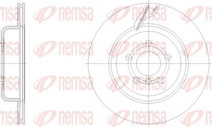 Remsa 62128.10 - Тормозной диск parts5.com