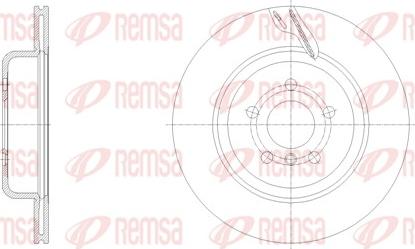 Remsa 62128.11 - Тормозной диск parts5.com