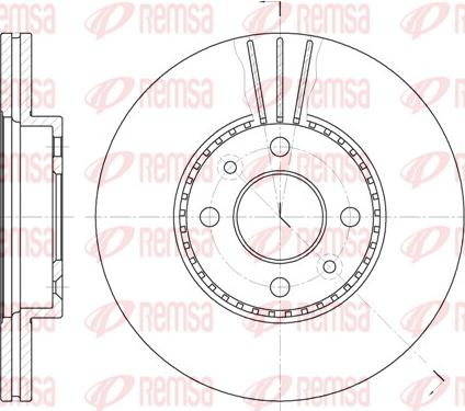 Remsa 6227.10 - Тормозной диск parts5.com