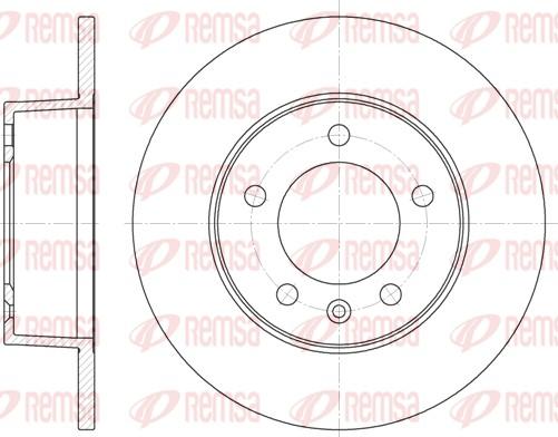 Remsa 6735.00 - Тормозной диск parts5.com