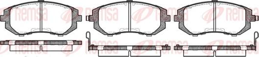 Remsa 0951.02 - Brake Pad Set, disc brake parts5.com