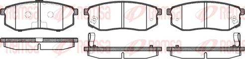 Remsa 0749.02 - Тормозные колодки, дисковые, комплект parts5.com