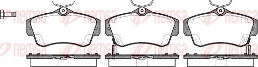 Remsa 0753.02 - Тормозные колодки, дисковые, комплект parts5.com