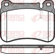 Remsa 1193.00 - Тормозные колодки, дисковые, комплект parts5.com