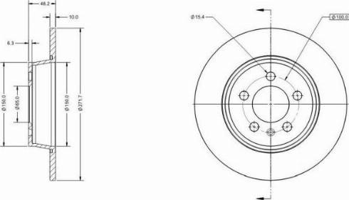 Brembo 08.B413.21 - Тормозной диск parts5.com