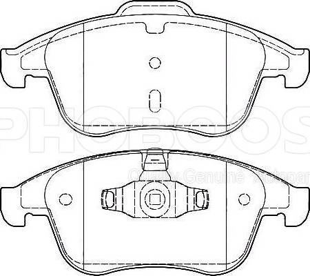 RENAULT 440608746R - Тормозные колодки, дисковые, комплект parts5.com