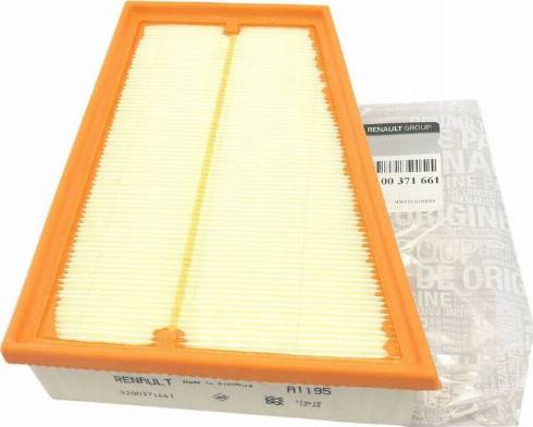 RENAULT 82 00 371 661 - Air Filter parts5.com