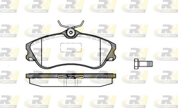 Roadhouse 2634.00 - Тормозные колодки, дисковые, комплект parts5.com