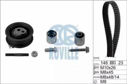 Ruville 5636870 - Комплект ремня ГРМ parts5.com