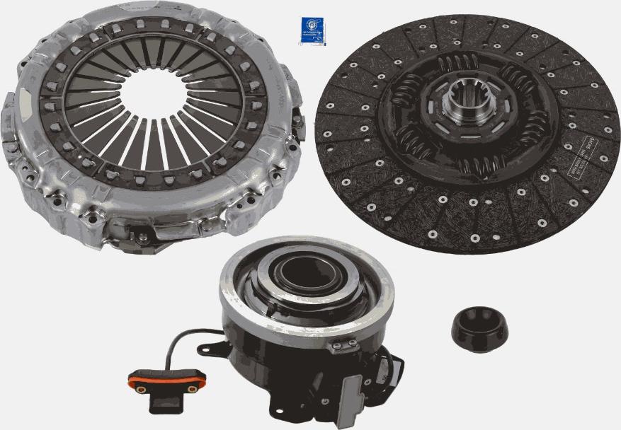 SACHS 3400 710 095 - Комплект сцепления parts5.com