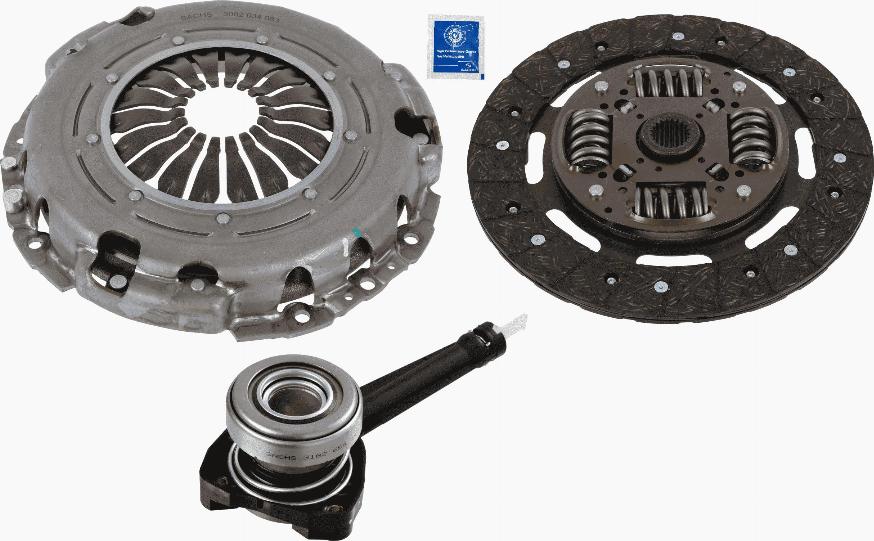 SACHS 3000 990 593 - Kit de embrague parts5.com