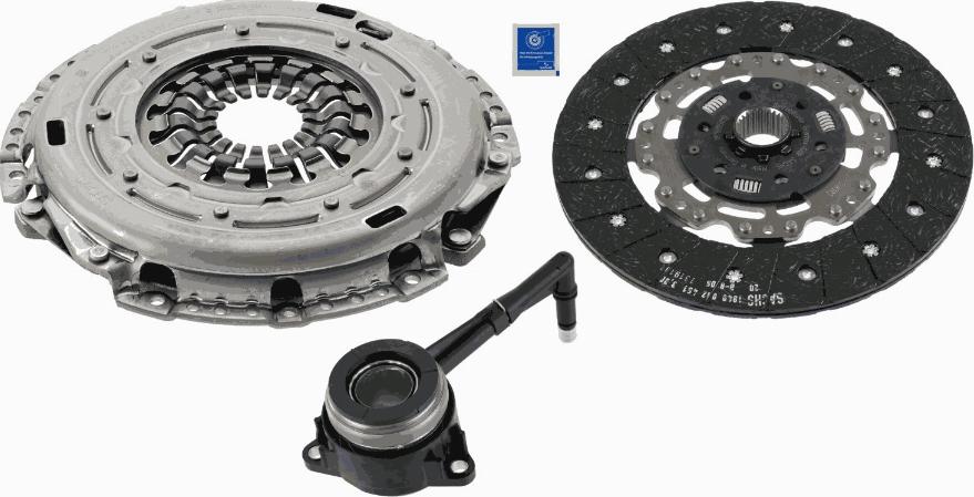 SACHS 3000 990 344 - Комплект сцепления parts5.com