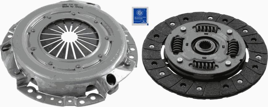 SACHS 3 000 950 621 - Комплект сцепления parts5.com