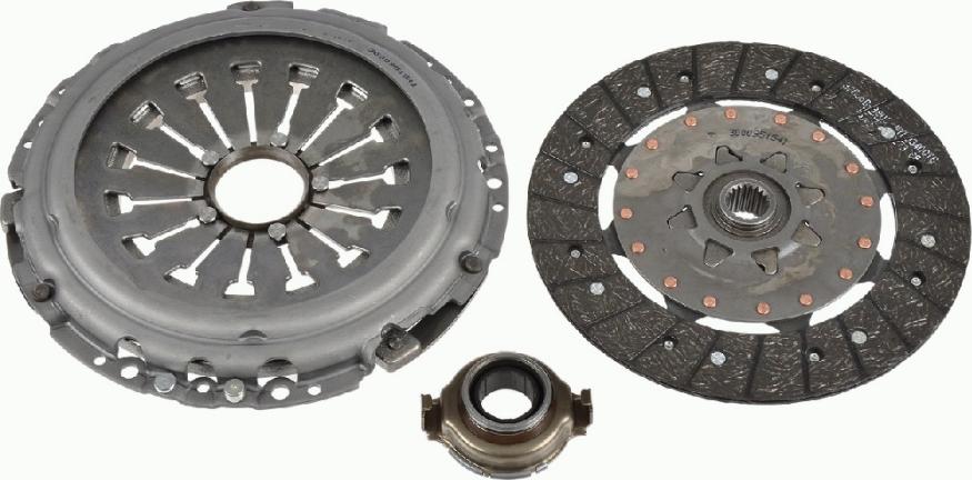 SACHS 3000 951 541 - Комплект сцепления parts5.com