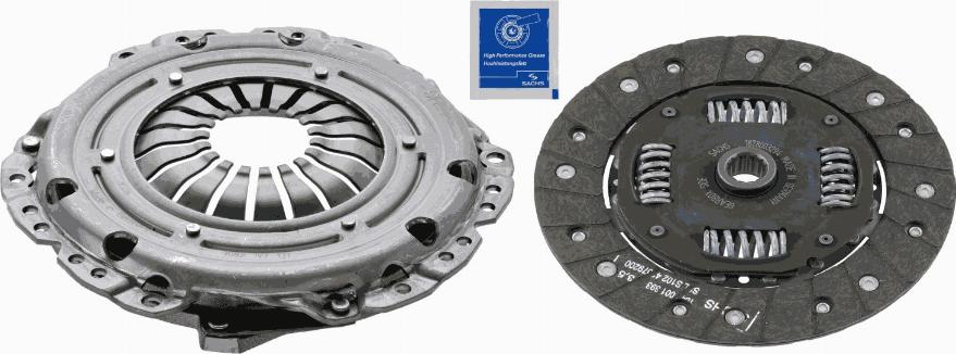 SACHS 3 000 951 046 - Комплект сцепления parts5.com