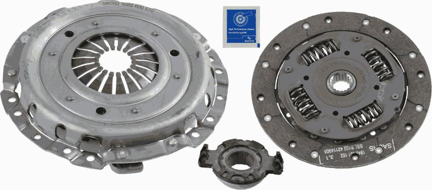 SACHS 3 000 951 066 - Комплект сцепления parts5.com