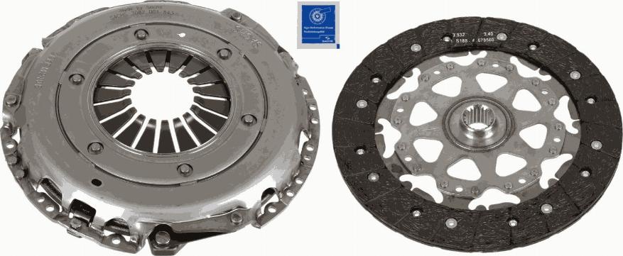 SACHS 3000 970 091 - Комплект сцепления parts5.com