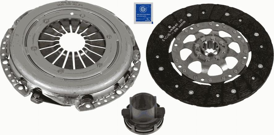 SACHS 3000 970 092 - Комплект сцепления parts5.com