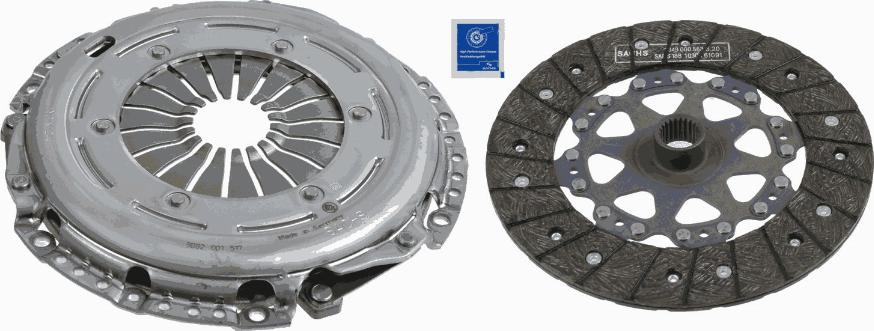 SACHS 3000 970 078 - Комплект сцепления parts5.com