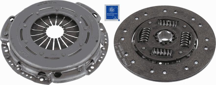 SACHS 3000 970 121 - Комплект сцепления parts5.com