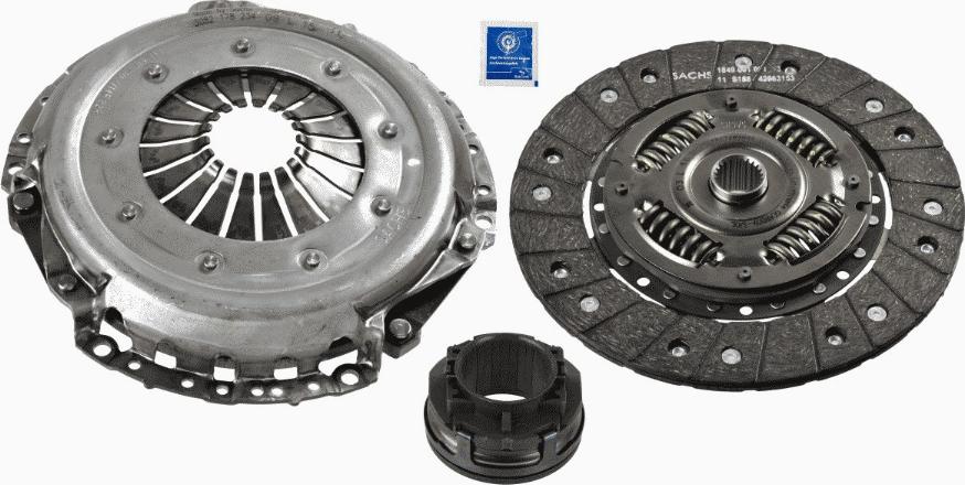 SACHS 3 000 722 002 - Комплект сцепления parts5.com