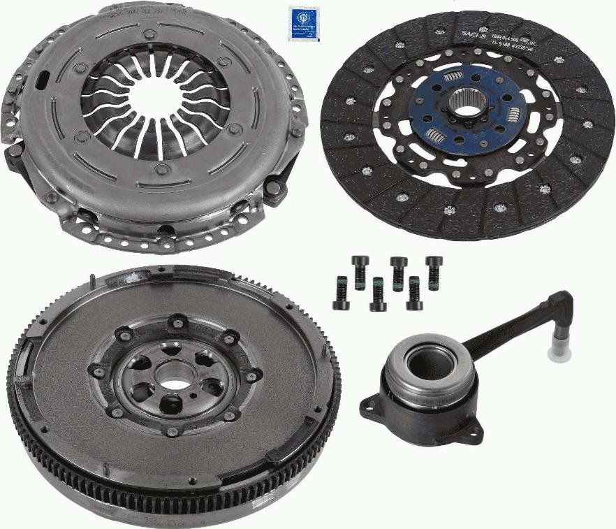 SACHS 2290 601 167 - Комплект сцепления parts5.com