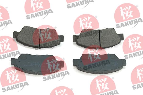 SAKURA 600-40-6645 - Тормозные колодки, дисковые, комплект parts5.com