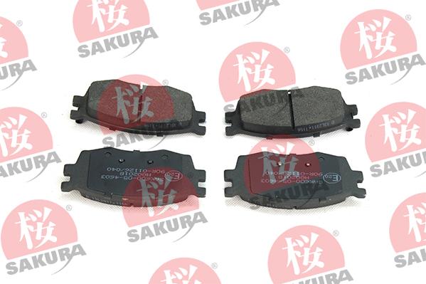 SAKURA 600-05-4603 - Тормозные колодки, дисковые, комплект parts5.com