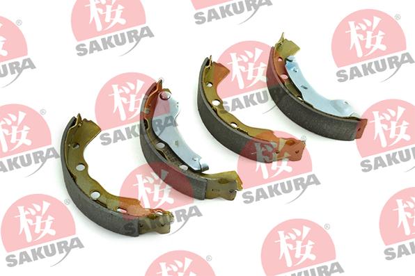 SAKURA 602-50-4280 - Комплект тормозных колодок, барабанные parts5.com