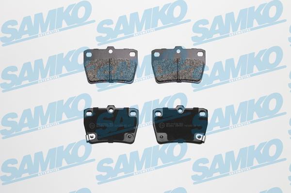 Samko 5SP997 - Тормозные колодки, дисковые, комплект parts5.com