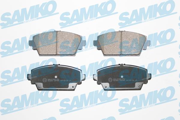 Samko 5SP940 - Тормозные колодки, дисковые, комплект parts5.com
