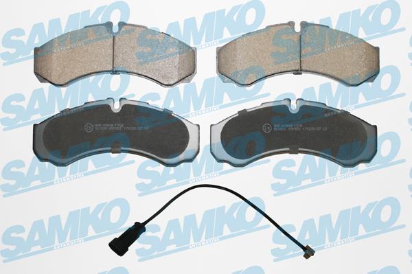 Samko 5SP955A - Тормозные колодки, дисковые, комплект parts5.com