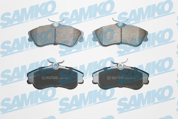 Samko 5SP950 - Тормозные колодки, дисковые, комплект parts5.com