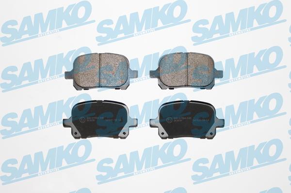 Samko 5SP953 - Тормозные колодки, дисковые, комплект parts5.com