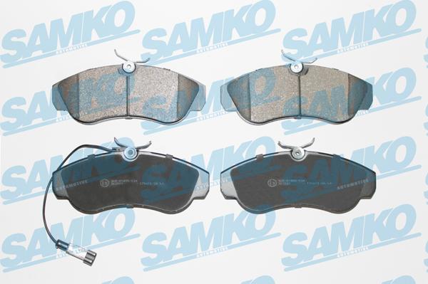 Samko 5SP965 - Тормозные колодки, дисковые, комплект parts5.com