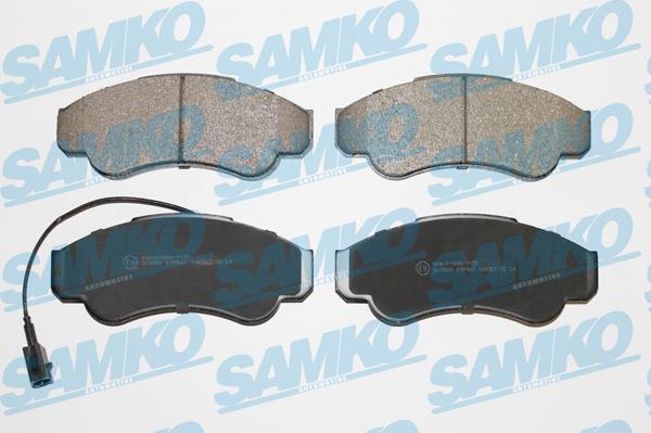 Samko 5SP967 - Тормозные колодки, дисковые, комплект parts5.com