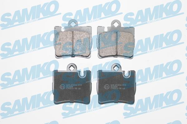 Samko 5SP905 - Тормозные колодки, дисковые, комплект parts5.com