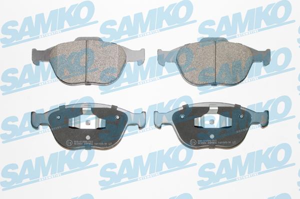 Samko 5SP906 - Тормозные колодки, дисковые, комплект parts5.com