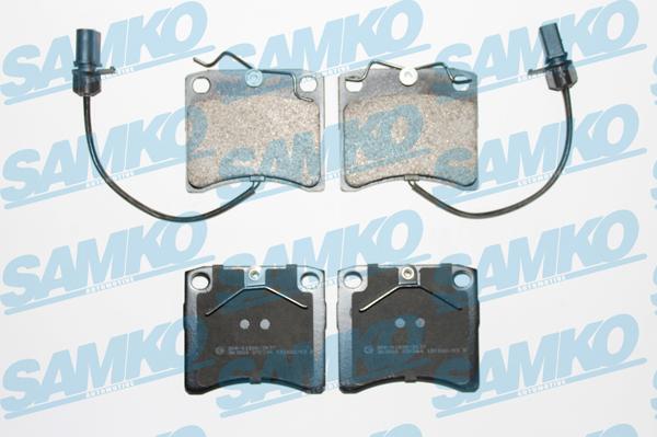 Samko 5SP984 - Тормозные колодки, дисковые, комплект parts5.com