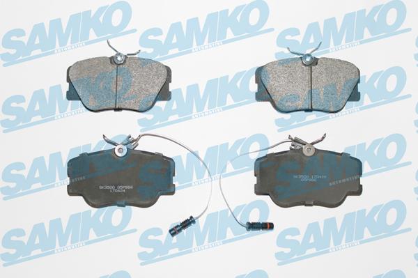 Samko 5SP986 - Тормозные колодки, дисковые, комплект parts5.com