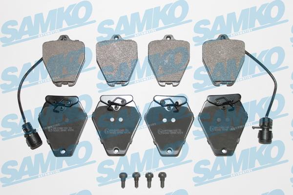 Samko 5SP981 - Тормозные колодки, дисковые, комплект parts5.com